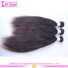 2015 Best Sell Virgin Hair Malaysian Yaki Straight Human Hair Weaving